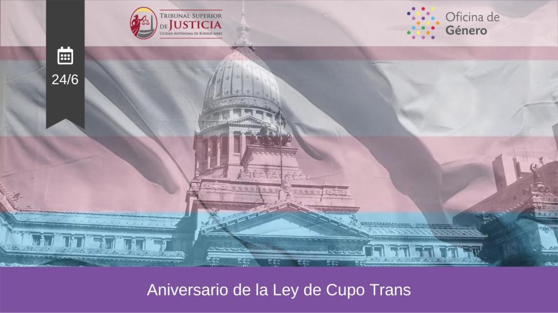 Aniversario de la sanción de la ley de Promoción del Acceso al Empleo Formal para las Personas Travestis, Transexuales y Transgénero