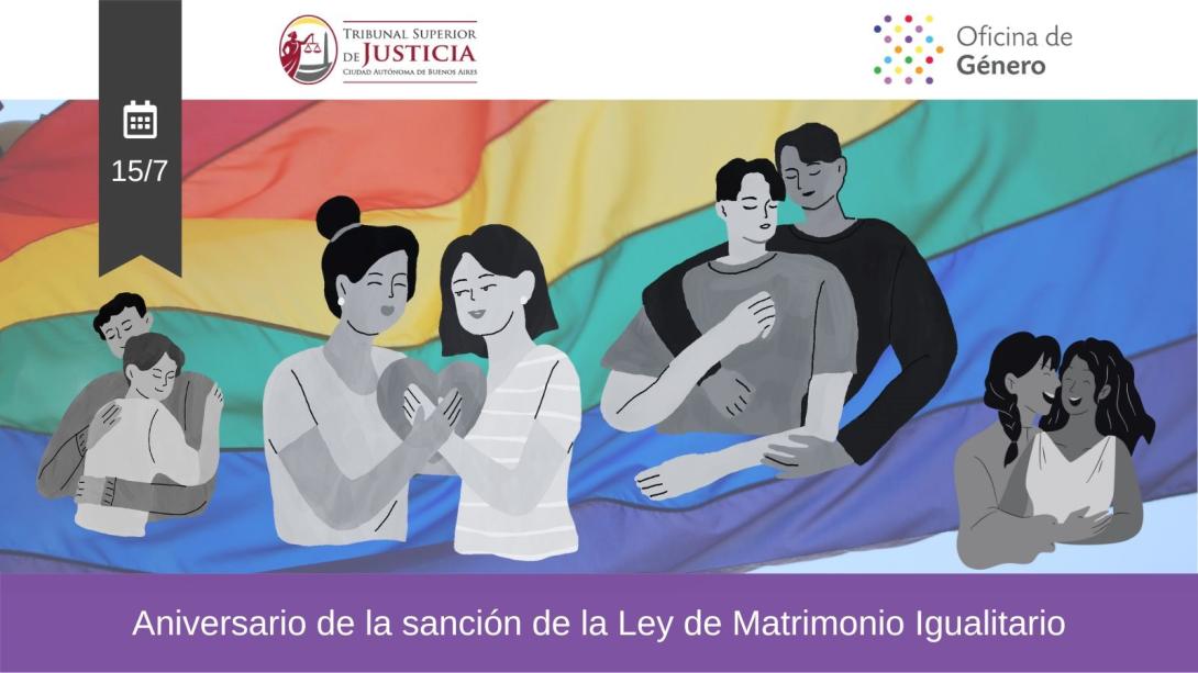 Aniversario de la sanción de la Ley de Matrimonio Igualitario